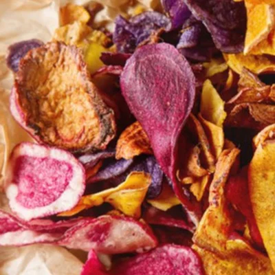Recipe of vegetable chips on the DeliRec recipe website