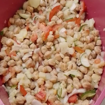 Recipe of Chickpea salad on the DeliRec recipe website