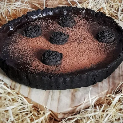 Recipe of Chocolate pie with wine chocolate mousse on the DeliRec recipe website