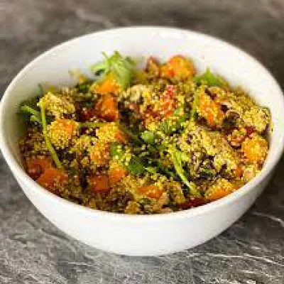 Recipe of Quinoa Salad with Shimeji on the DeliRec recipe website