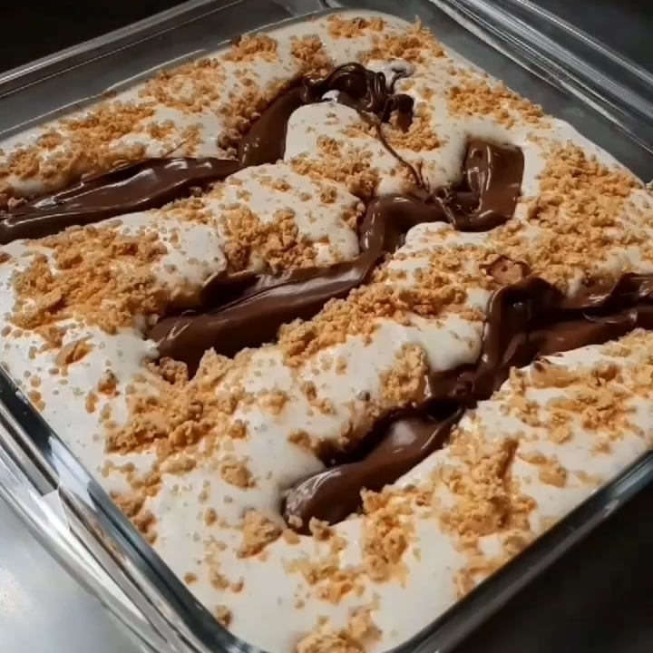 Photo of the Paçoca ice cream with Nutella – recipe of Paçoca ice cream with Nutella on DeliRec
