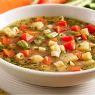 Foto da sopa de legumes com macarrão - receita de sopa de legumes com macarrão no DeliRec