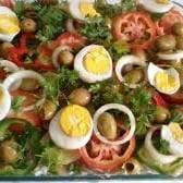 Foto da salada de bacalhau - receita de salada de bacalhau no DeliRec