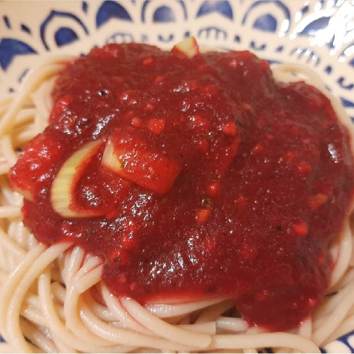 Photo of the beetroot pasta sauce – recipe of beetroot pasta sauce on DeliRec