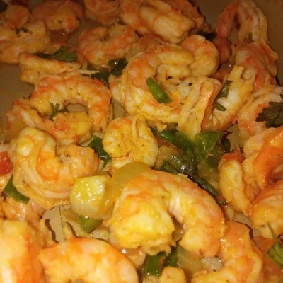 Recipe of Shrimp Seasoned with Garlic and Oil on the DeliRec recipe website