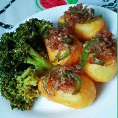 Receta de Patatas Doradas Con Brócoli en el sitio web de recetas de DeliRec
