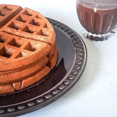 Recipe of Chocolate waffle with orange on the DeliRec recipe website
