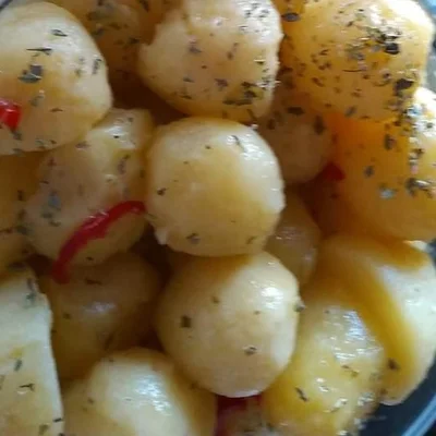 Recipe of plain boiled potato on the DeliRec recipe website