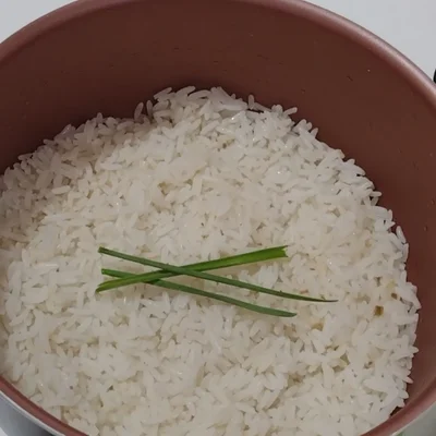 Recipe of plain oil rice on the DeliRec recipe website
