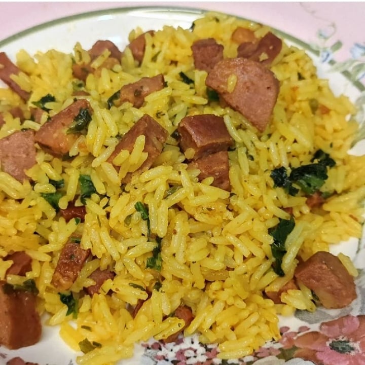 Photo of the Rice seasoned with sausage – recipe of Rice seasoned with sausage on DeliRec