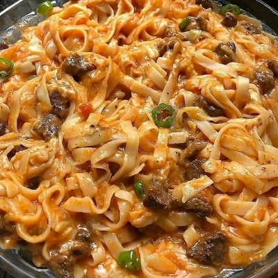 Recipe of Macaroni with meat sauce on the DeliRec recipe website