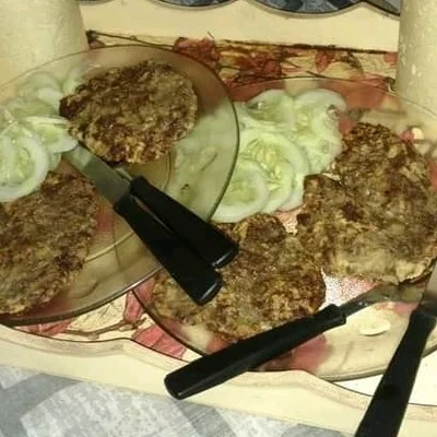Receta de hamburguesa de berenjena en el sitio web de recetas de DeliRec