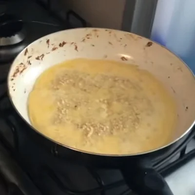 Recipe of Egg and oat pancake on the DeliRec recipe website