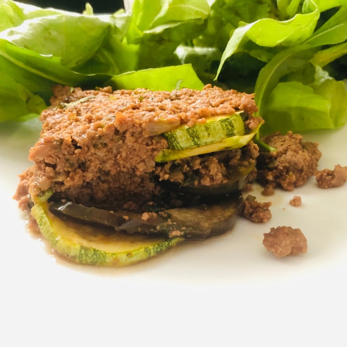 Foto da “ lasanha de vegetais com carne moída” detox - receita de “ lasanha de vegetais com carne moída” detox no DeliRec
