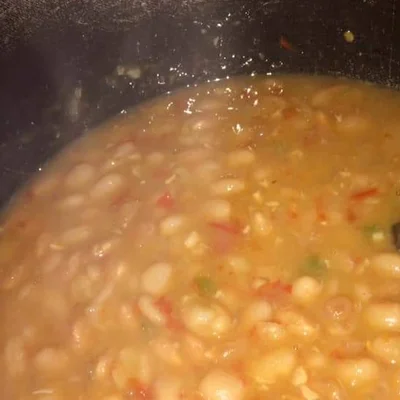 Recipe of simple baked beans on the DeliRec recipe website