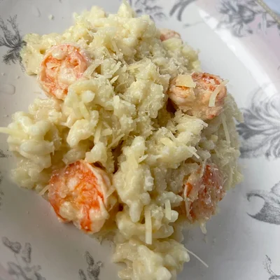 Recipe of Simple Shrimp Risotto on the DeliRec recipe website