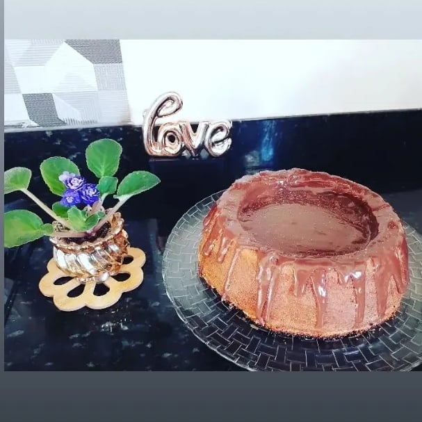 Photo of the Cake with chocolate cream – recipe of Cake with chocolate cream on DeliRec