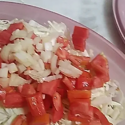 Recipe of tomato salad on the DeliRec recipe website