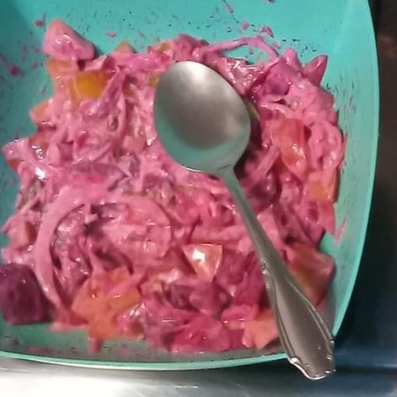 Foto da Salada de repolho roxo  - receita de Salada de repolho roxo  no DeliRec