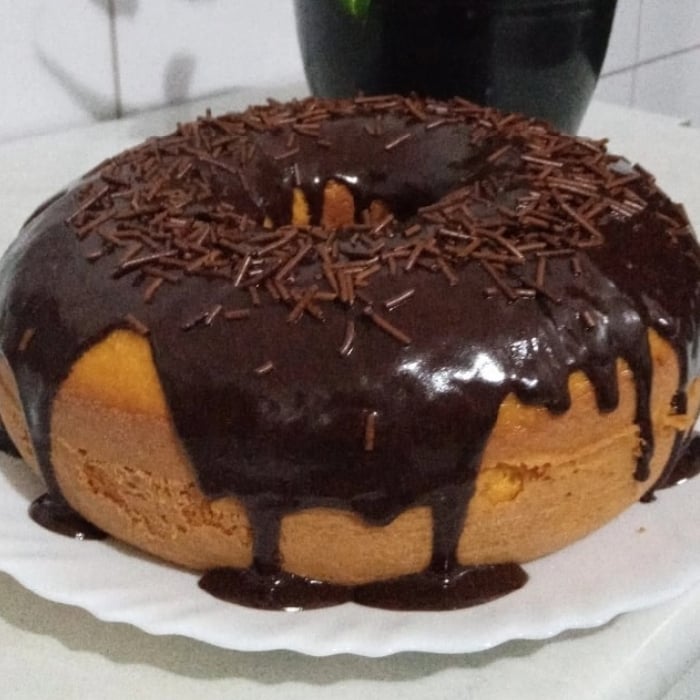 Photo of the Fluffy carrot cake with chocolate icing – recipe of Fluffy carrot cake with chocolate icing on DeliRec