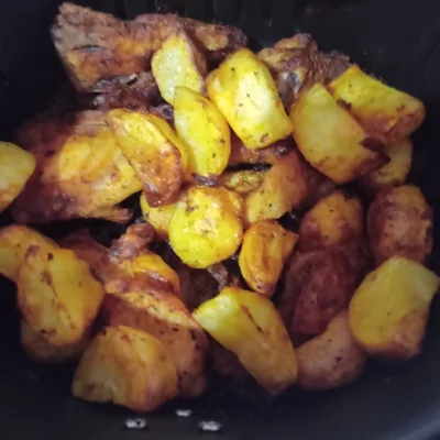 Recipe of chicken with potato on the DeliRec recipe website