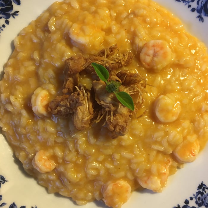 Photo of the Shrimp Risotto with Pumpkin and Lemon – recipe of Shrimp Risotto with Pumpkin and Lemon on DeliRec