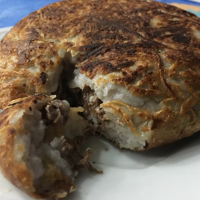 Photo of the Rosti yam stuffed with Chicken in Red Wine – recipe of Rosti yam stuffed with Chicken in Red Wine on DeliRec