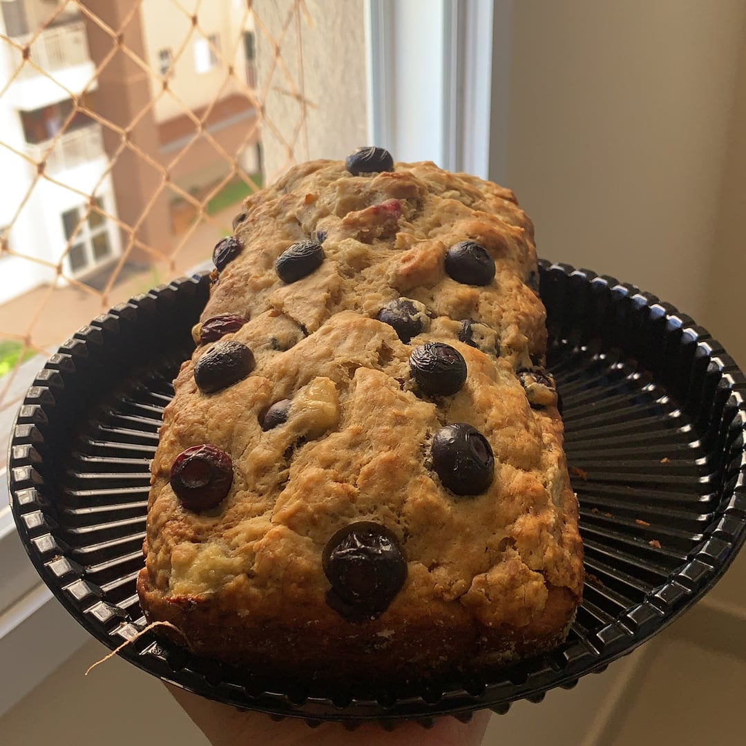 Photo of the Banana bread with blueberries – recipe of Banana bread with blueberries on DeliRec