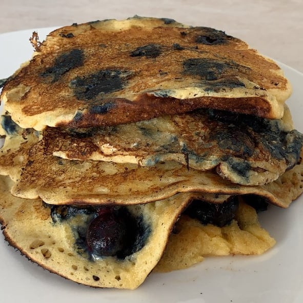 Photo of the blueberry pancake – recipe of blueberry pancake on DeliRec