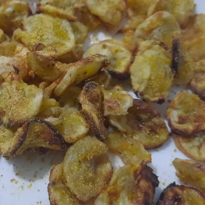 Recipe of Dehydrated and seasoned green plantain on the DeliRec recipe website