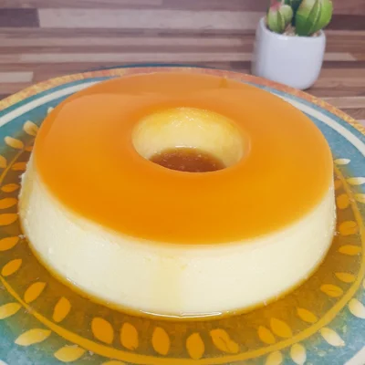Recipe of traditional pudding on the DeliRec recipe website