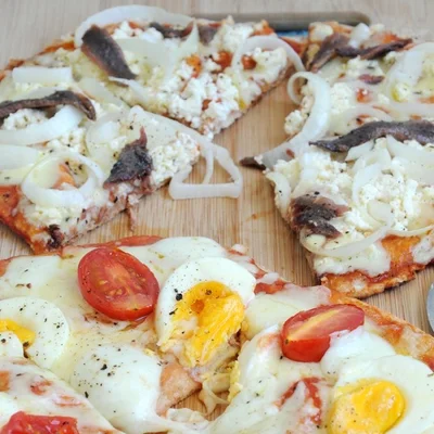 Recipe of Pita bread pizza on the DeliRec recipe website