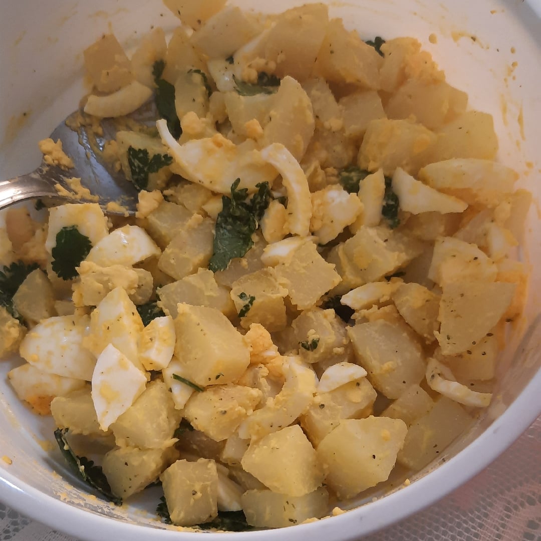 Foto de la Sala de patatas con huevo – receta de Sala de patatas con huevo en DeliRec