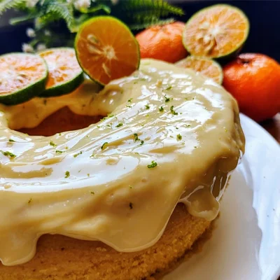 Recipe of homemade orange cake on the DeliRec recipe website