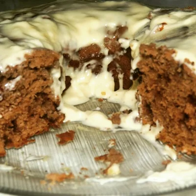 Recette de Gâteau au chocolat avec glaçage au nid sur le site de recettes DeliRec