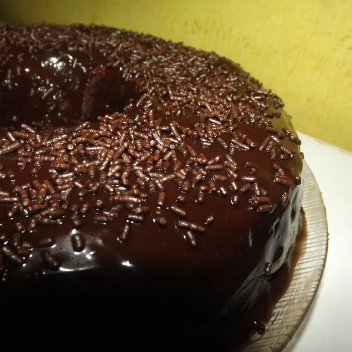 Photo of the Cappuccino Cake with Chocolate Icing – recipe of Cappuccino Cake with Chocolate Icing on DeliRec