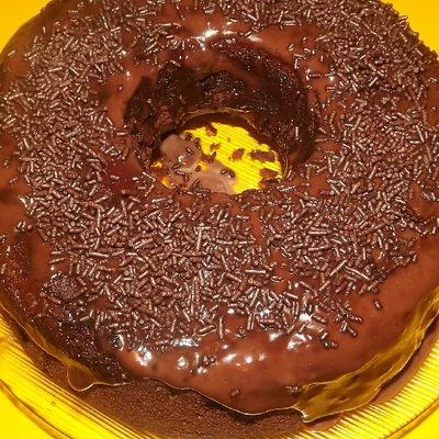 Recette de gâteau brigadeiro sur le site de recettes DeliRec