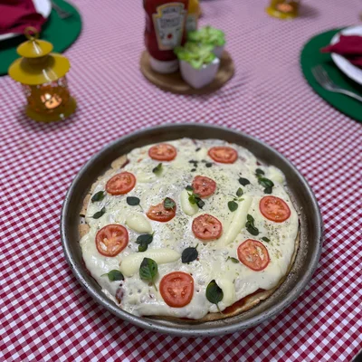Recipe of Pizza with tapioca dough on the DeliRec recipe website
