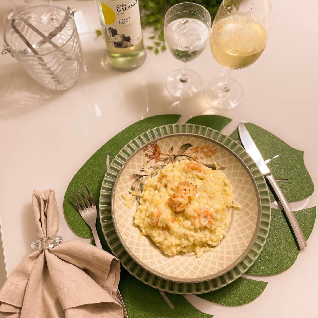 Photo of the Shrimp and leek risotto – recipe of Shrimp and leek risotto on DeliRec