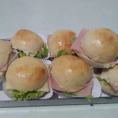 Receita de Mini sanduiche no site de receitas DeliRec