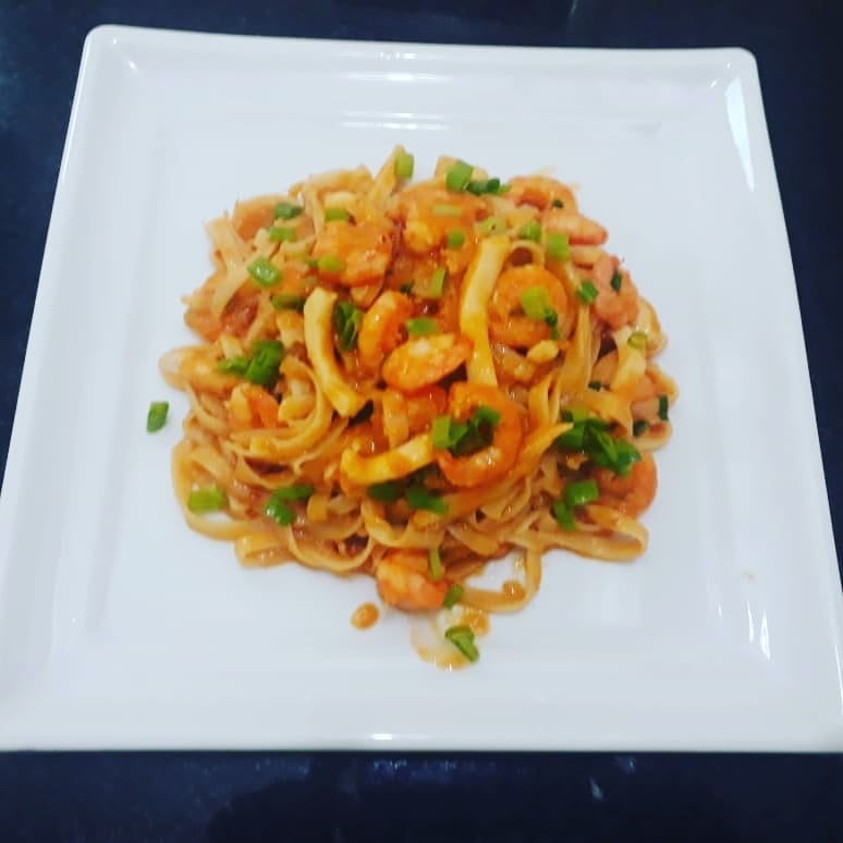 Photo of the Shrimp and squid fettuccine – recipe of Shrimp and squid fettuccine on DeliRec
