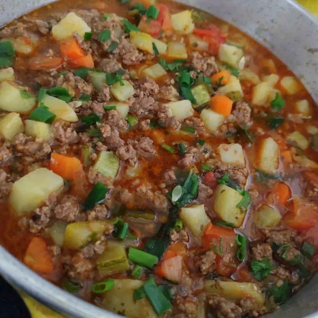 Photo of the Minced meat with vegetables – recipe of Minced meat with vegetables on DeliRec