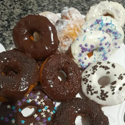 Recipe of homemade donuts on the DeliRec recipe website