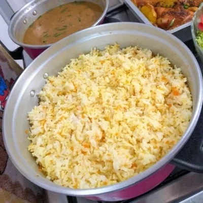 Recipe of saffron rice on the DeliRec recipe website