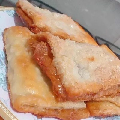 Recipe of Puff pastry with apple filling on the DeliRec recipe website