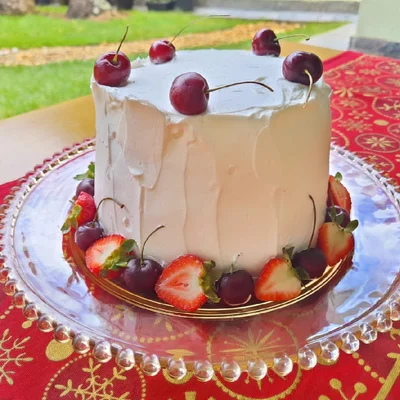 Recipe of Ice cream cake with fruits on the DeliRec recipe website