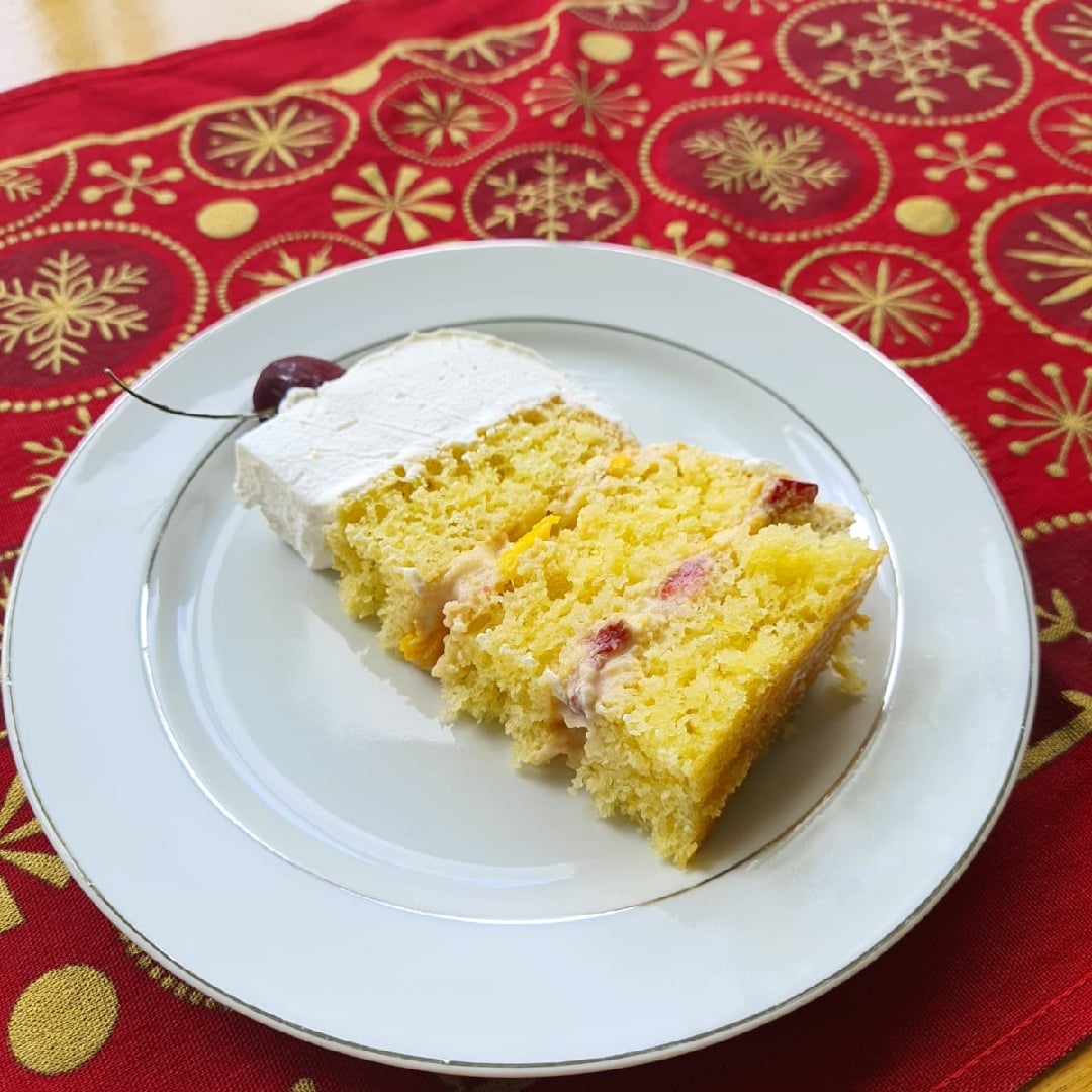 Photo of the Ice cream cake with fruits – recipe of Ice cream cake with fruits on DeliRec