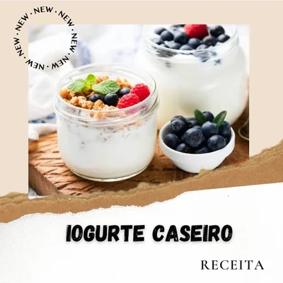 Recipe of homemade yogurt on the DeliRec recipe website