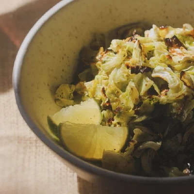 Recipe of Roasted Cabbage with Chimichurri on the DeliRec recipe website