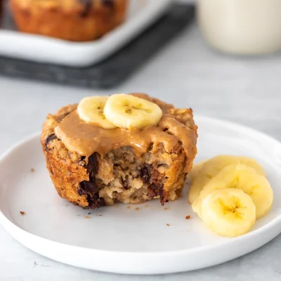 Recipe of Banana oat muffins on the DeliRec recipe website